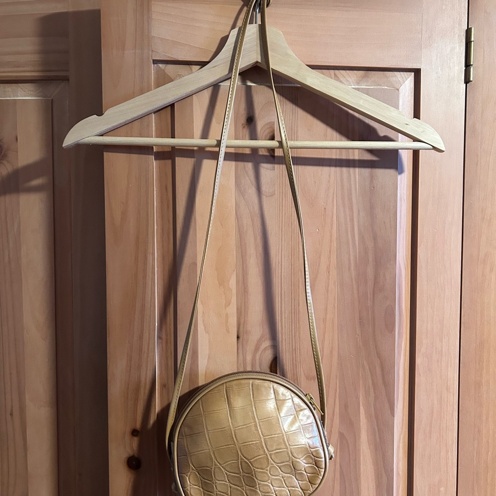 Vintage Tan Crossbody Bag